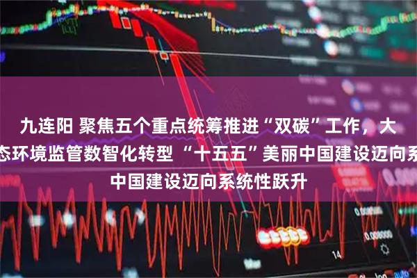 九连阳 聚焦五个重点统筹推进“双碳”工作，大力推进生态环境监管数智化转型 “十五五”美丽中国建设迈向系统性跃升